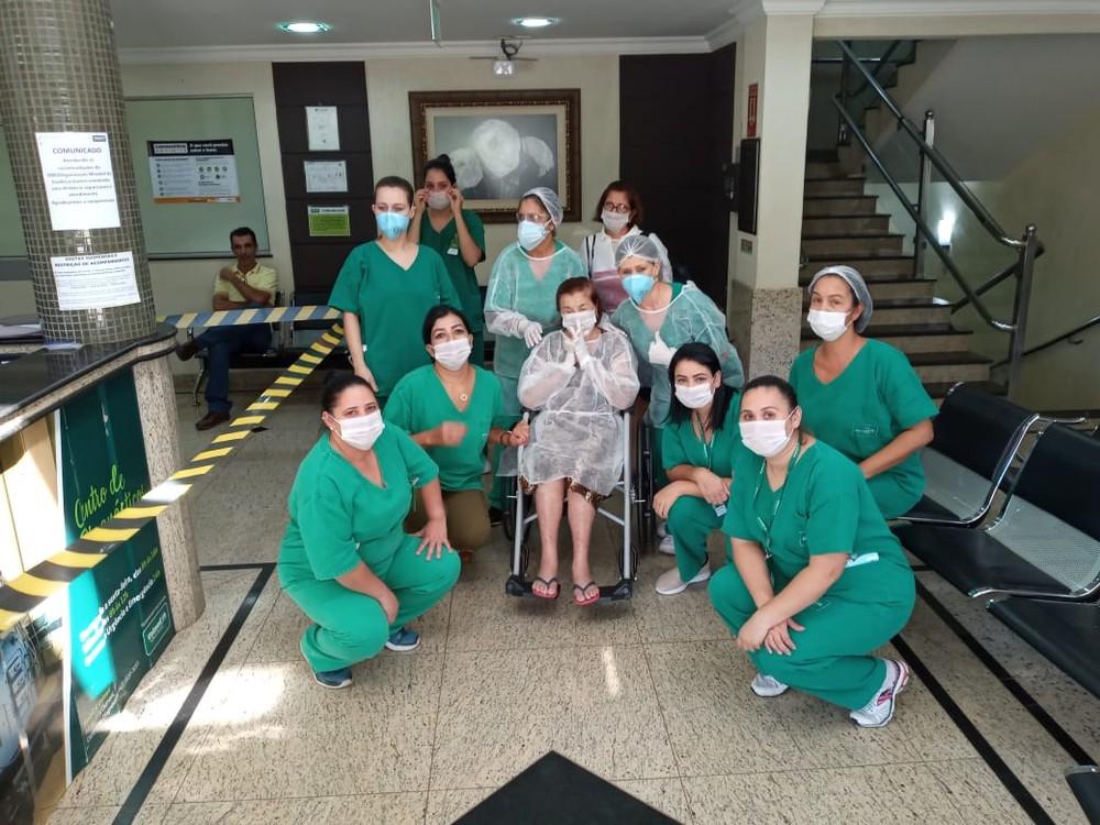 Idosa de 91 anos venceu o covid-19 em Cornélio Procópio e diz se sentir maravilhosa